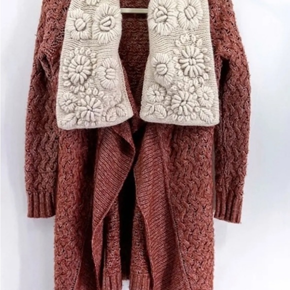 STUNNING Anthropologie Knitted & Knotted Cardigan - Picture 2 of 7
